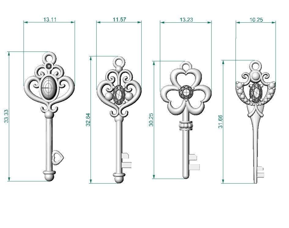Pendans set ready for 3d print 3D print model_1