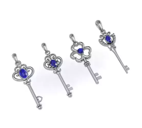 Pendans set ready for 3d print