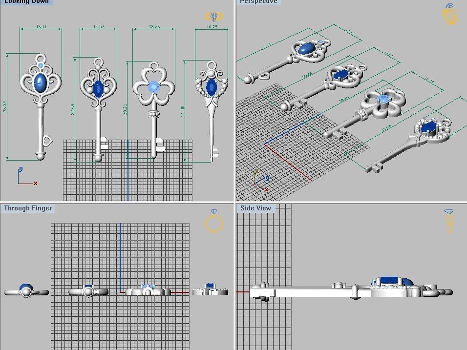 Pendans set ready for 3d print 3D print model_2
