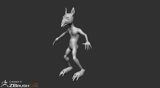 Rattus 3d model animal Free 3D model