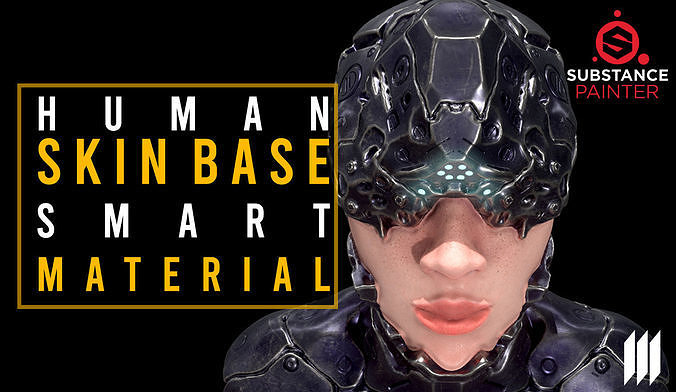 Human Skin Base Smart Material For Substance Painter Texture