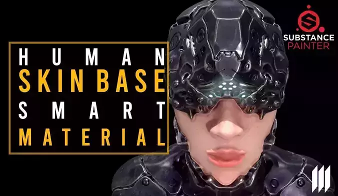 Human Skin Base Smart Material For Substance Painter