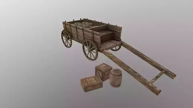 Medieval Cart 