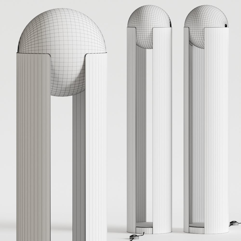 Flou Softwing Floor Lamp 3D model_1