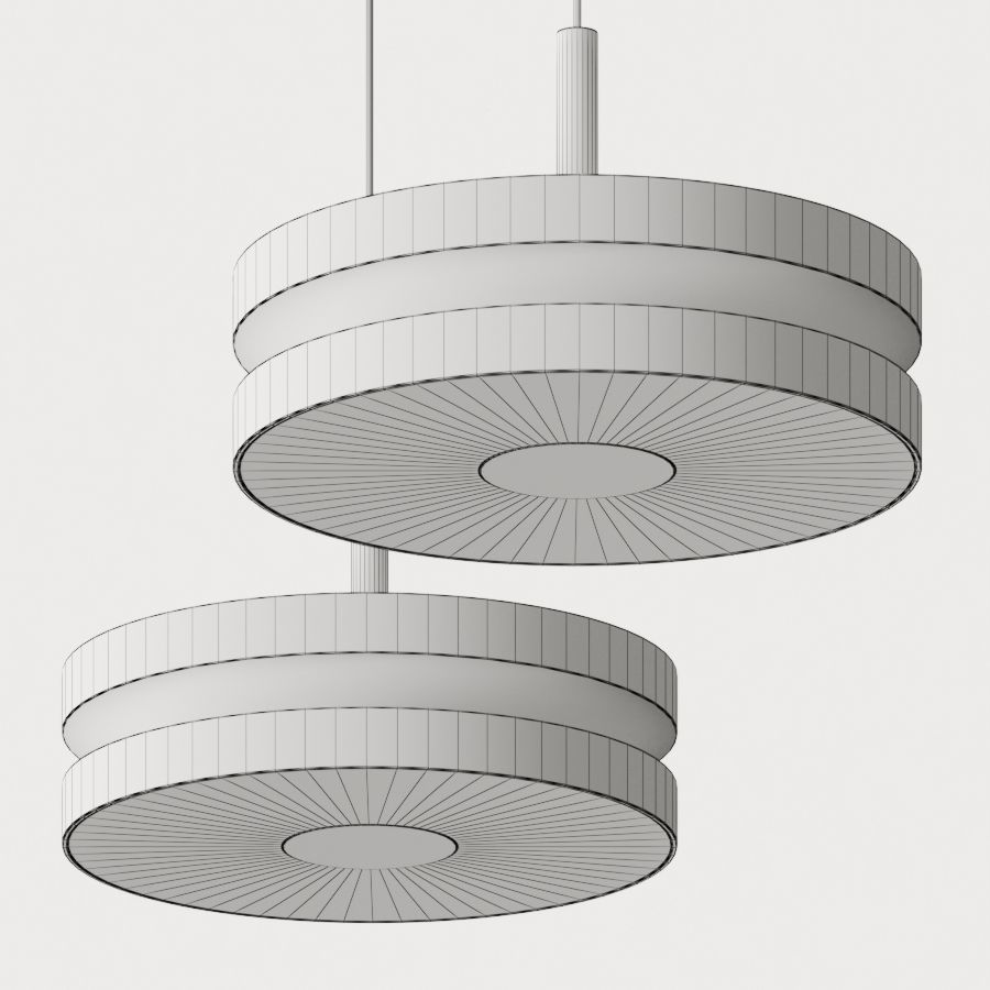 Prandina Led Machine S3 Pendant Lamp 3D model_1
