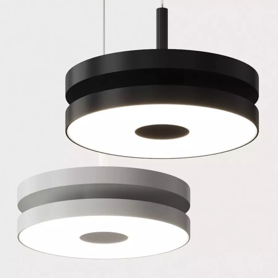 Prandina Led Machine S3 Pendant Lamp 3D model_0