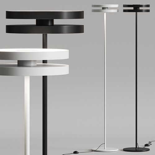 Prandina Led Machine F3 Floor Lamp 3D model