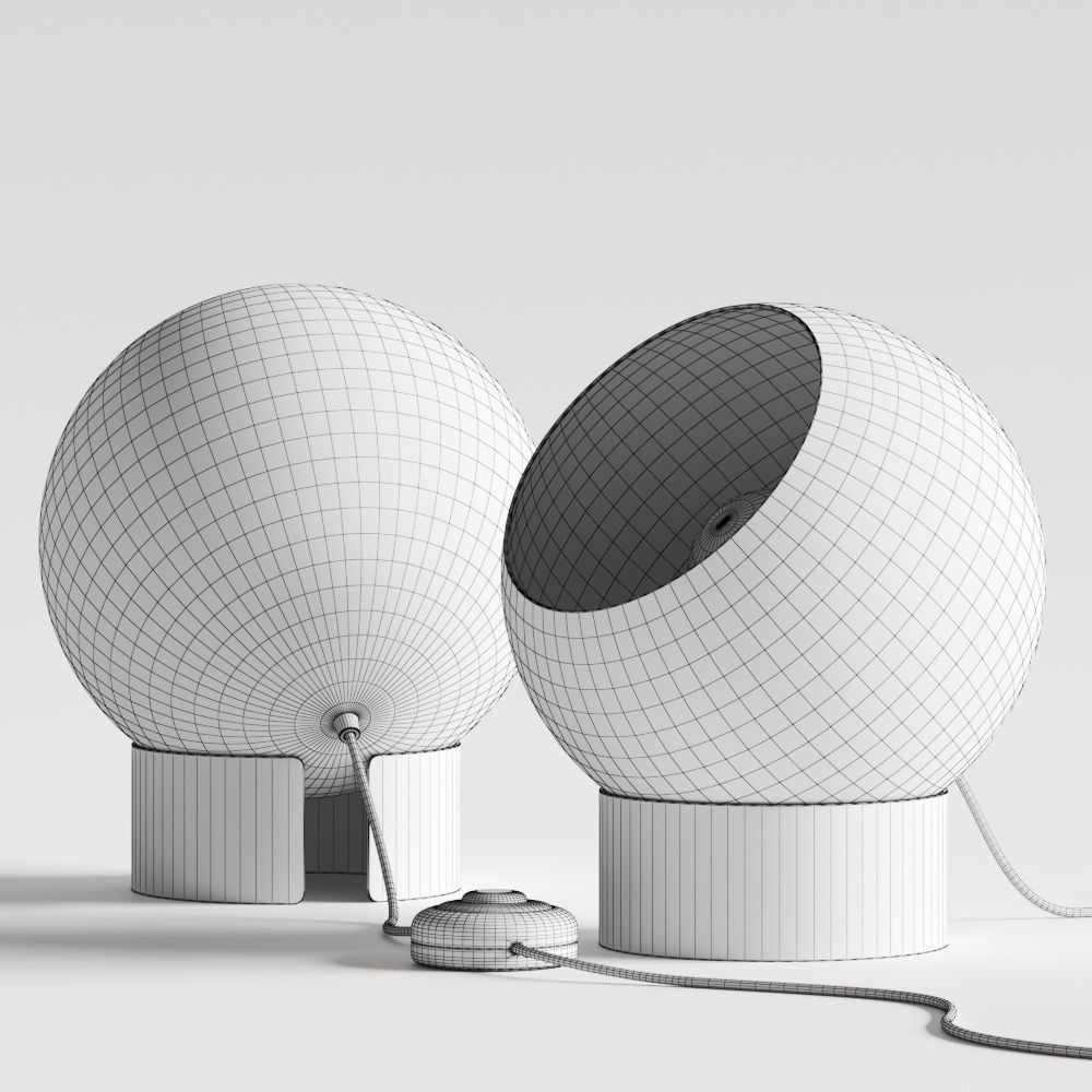 tossB Sphere Table Lamp 3D model_1