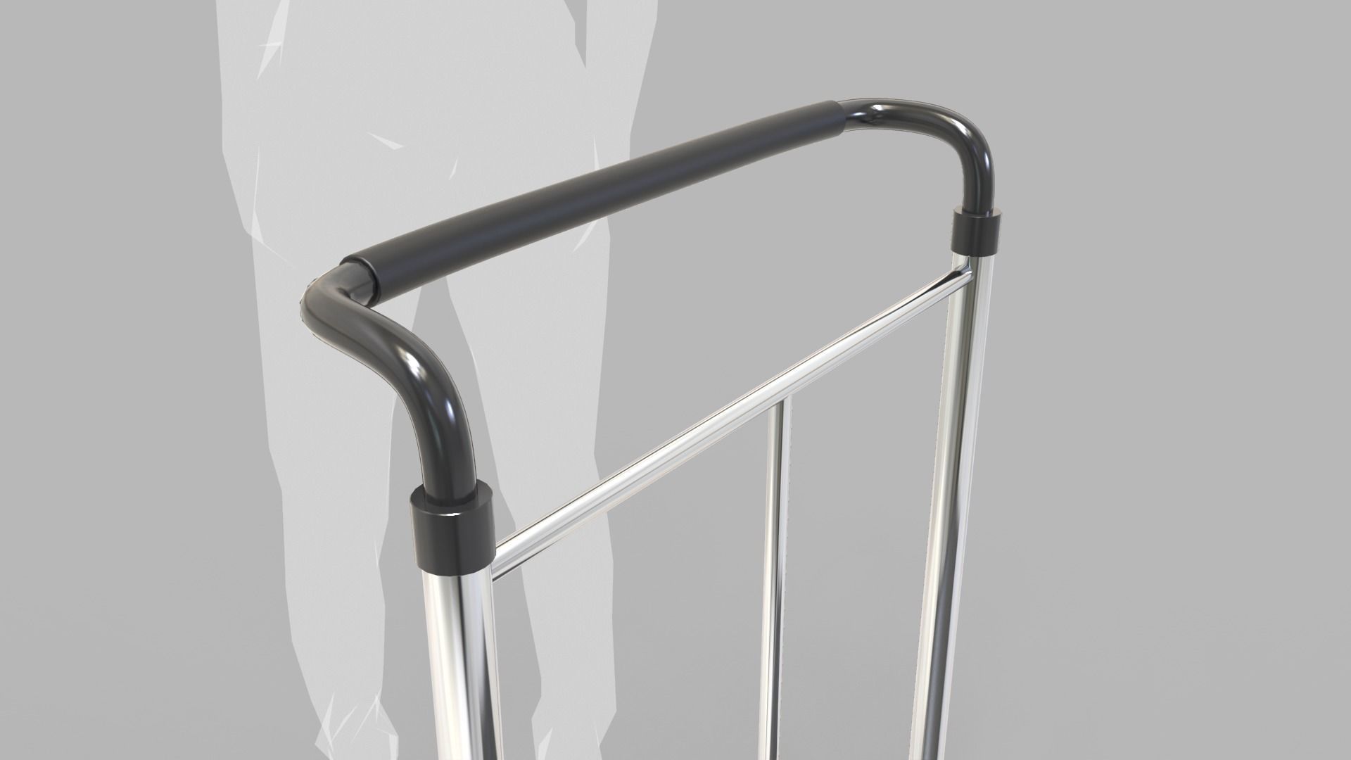 Luggage Trolley 2 3D model_7