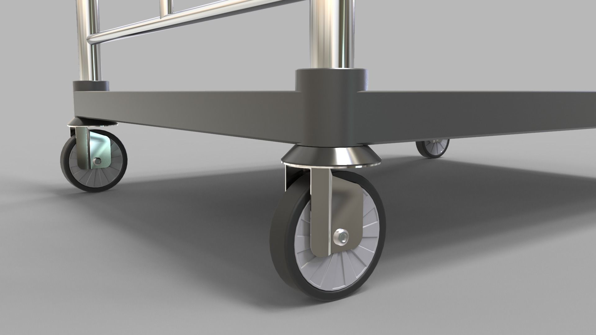 Luggage Trolley 2 3D model_9
