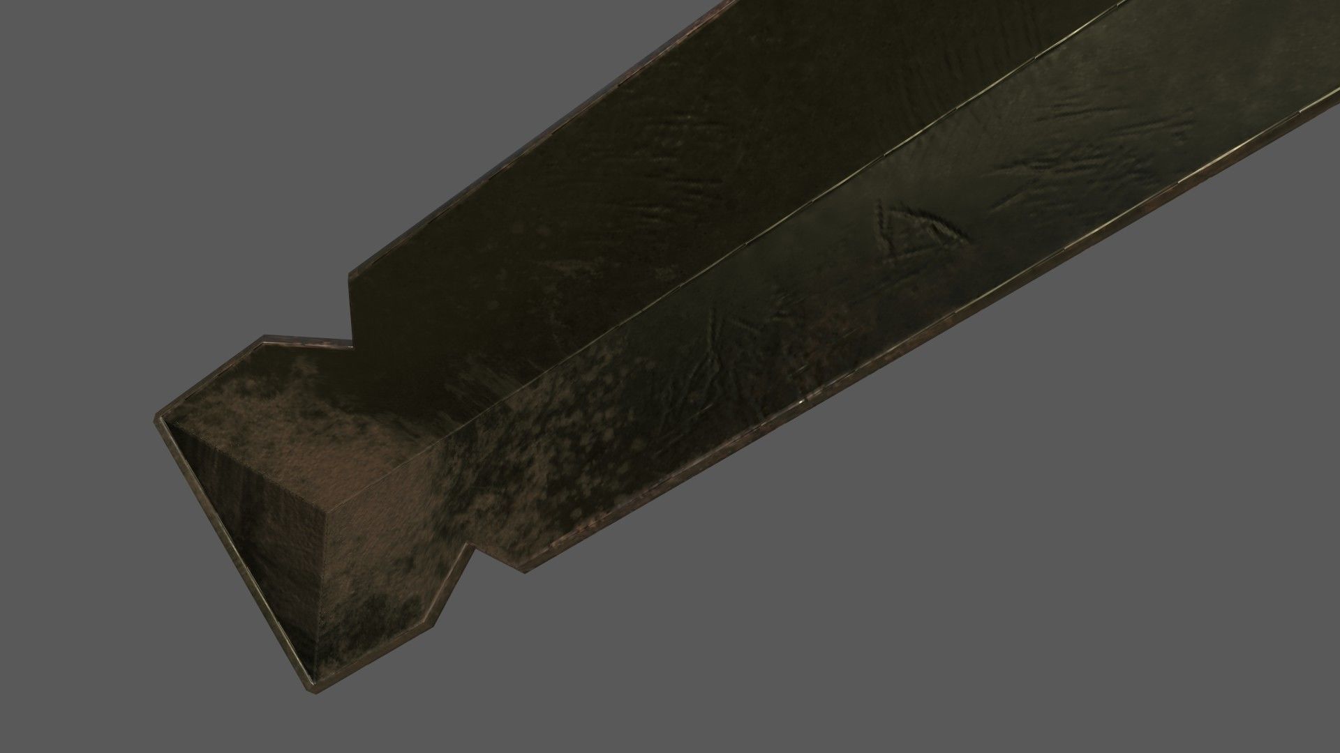 Czech Hedgehog Barricade Low-poly 3D model_2