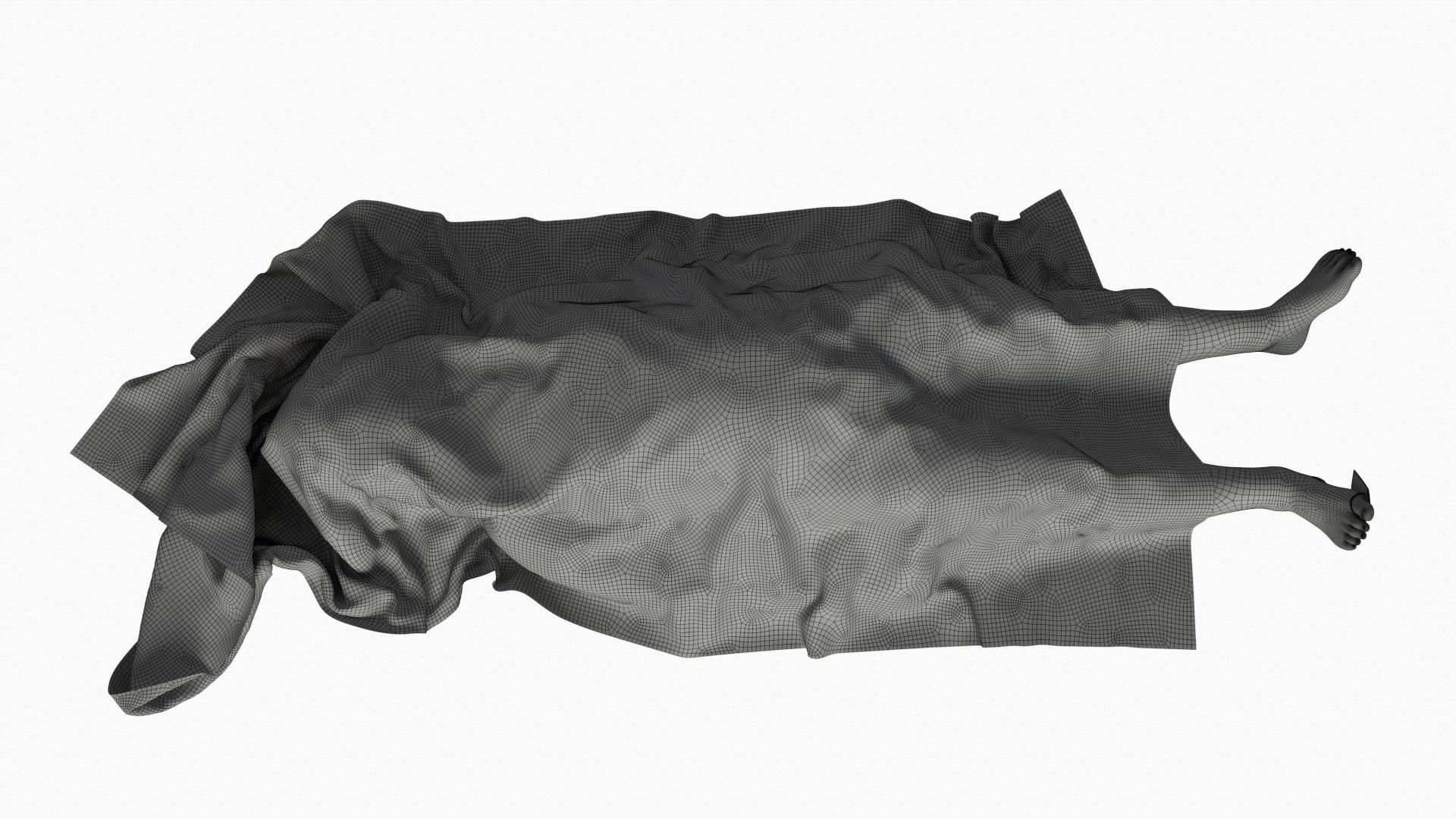 Stylized dead body vol1 3D model_11