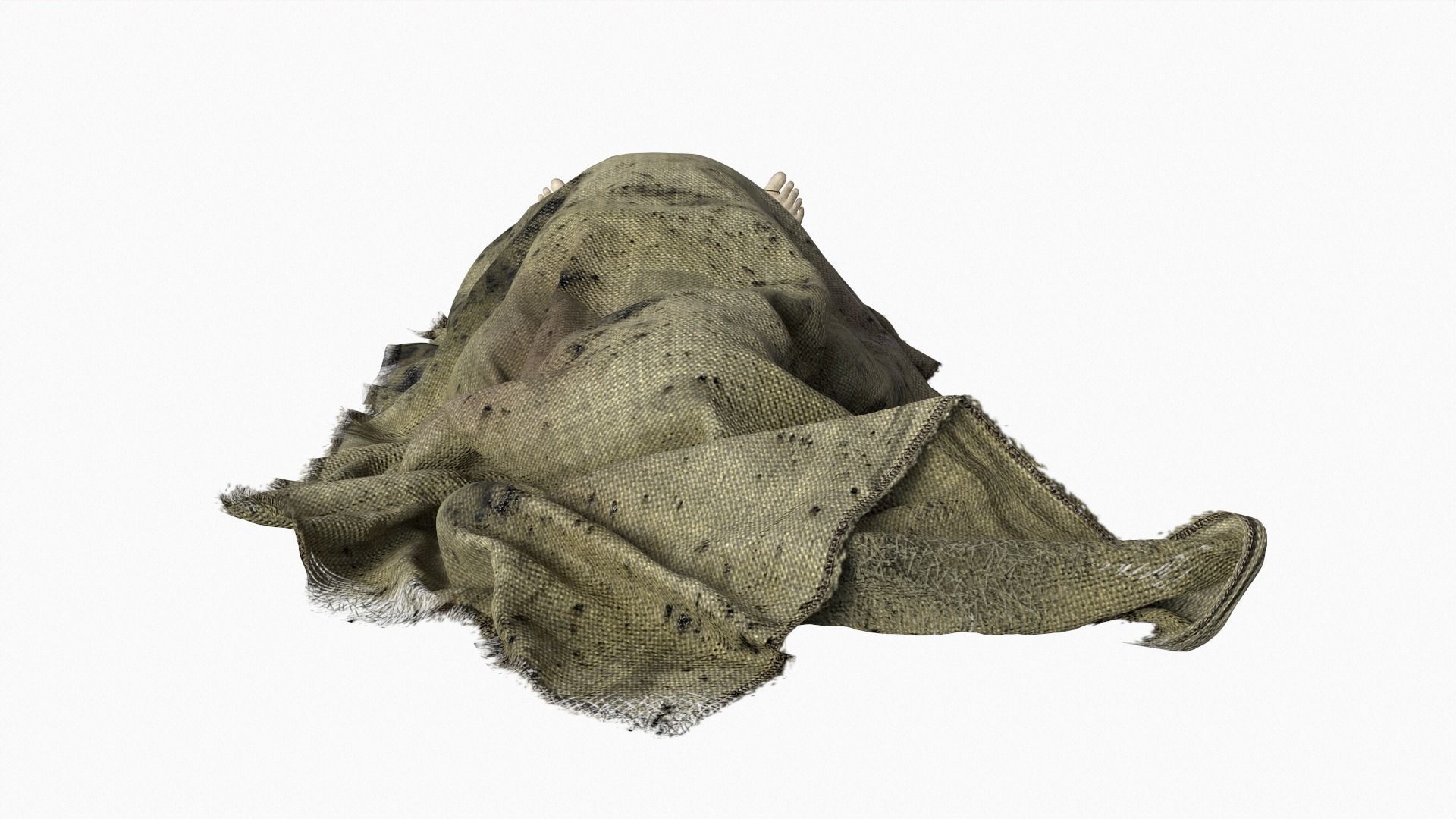 Stylized dead body vol1 3D model_5