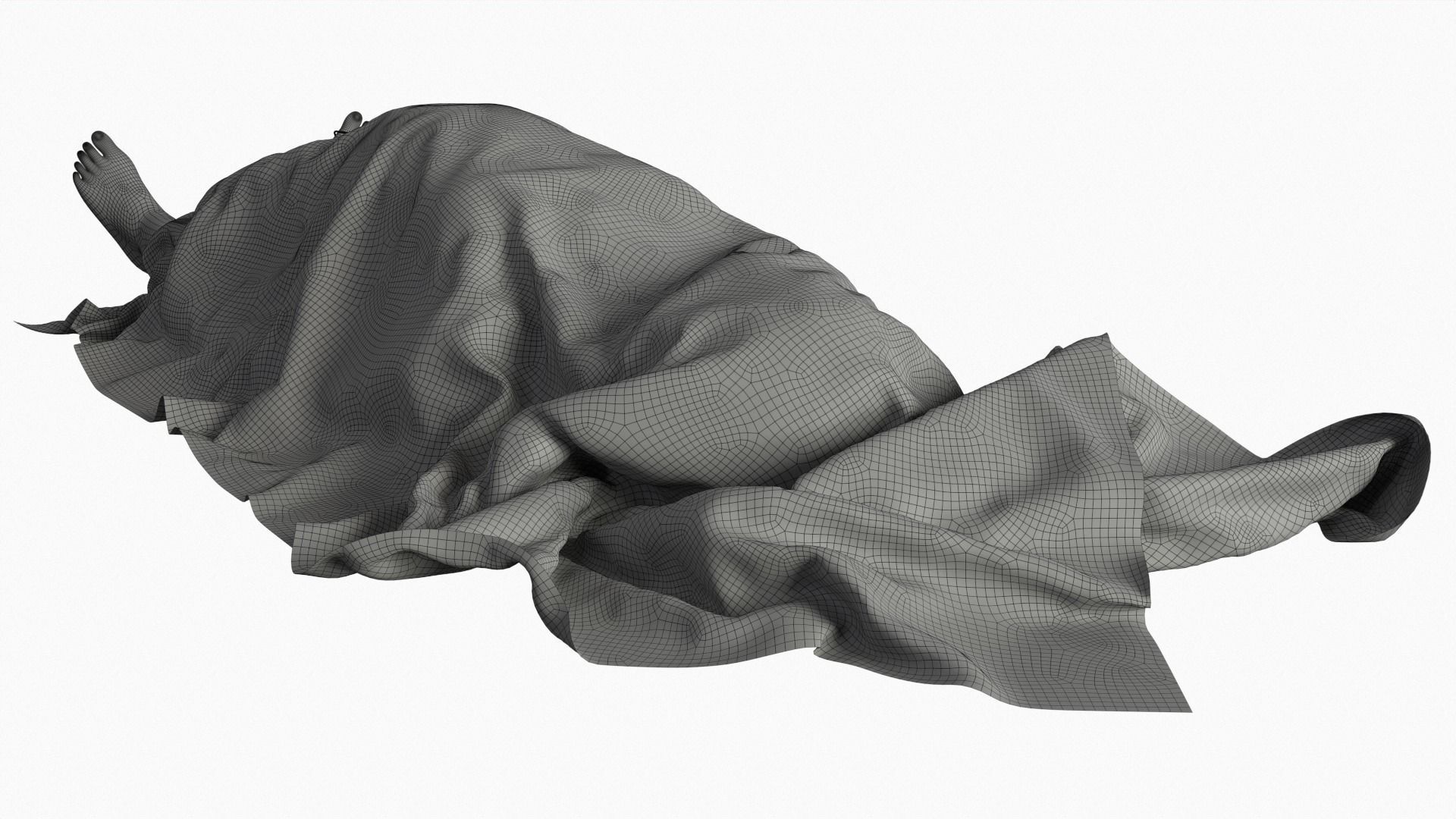 Stylized dead body vol1 3D model_12