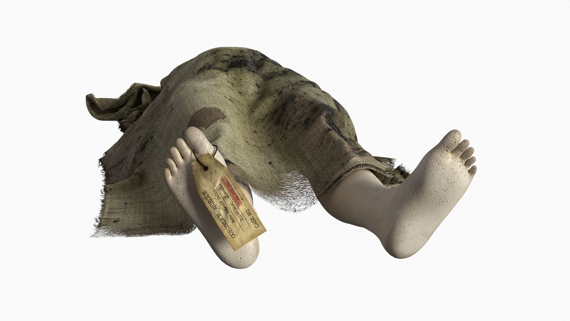 Stylized dead body vol1 3D model_6