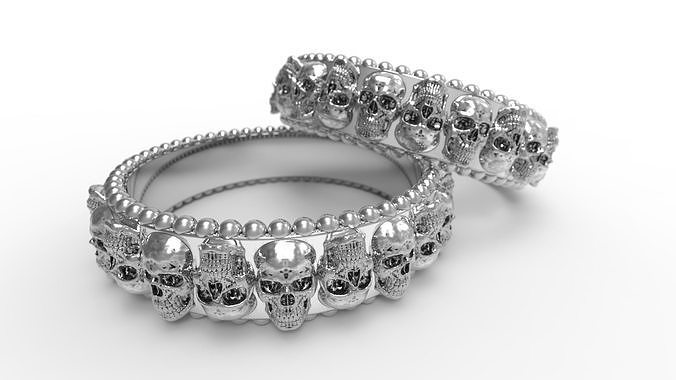 ring skull 3D print model