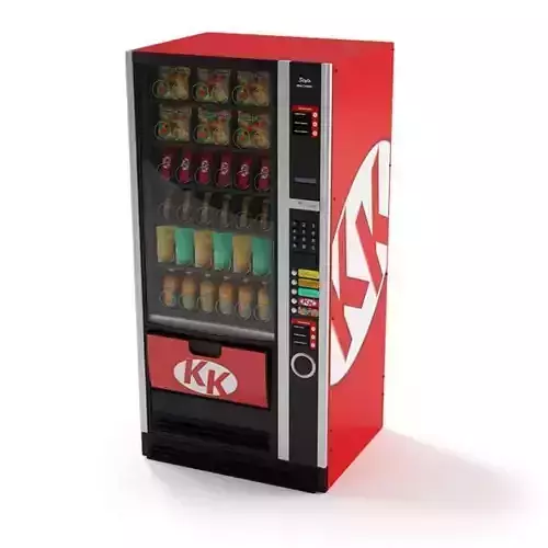 Kk Red And Black Snack Vending Machine