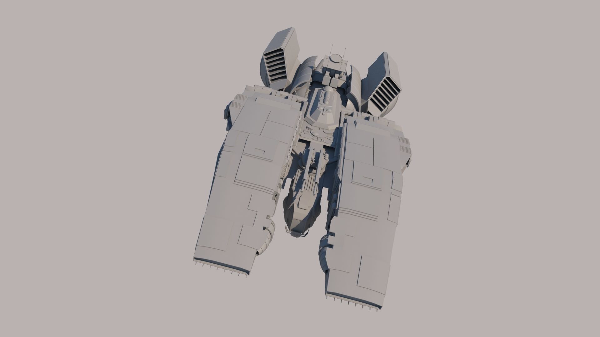 SpaceShip star wars 3D model_11