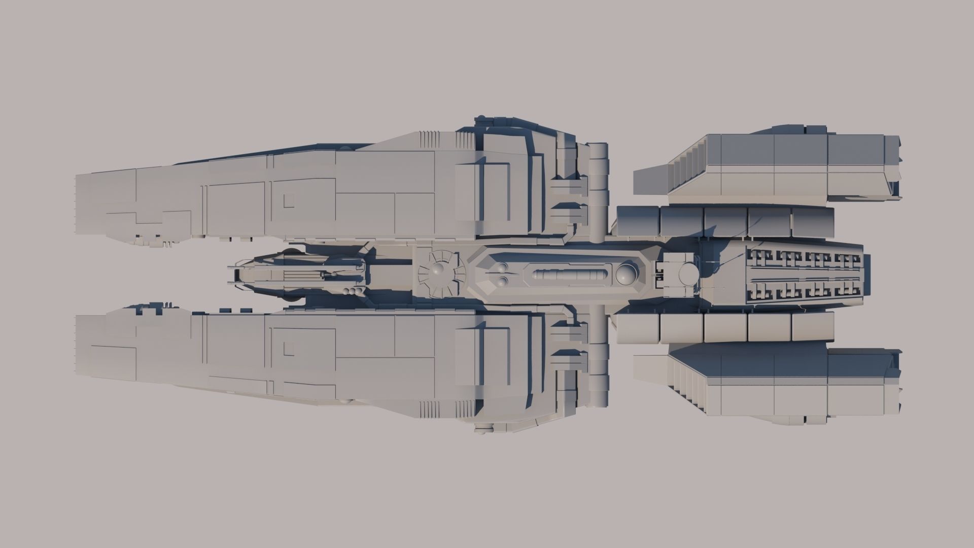 SpaceShip star wars 3D model_3