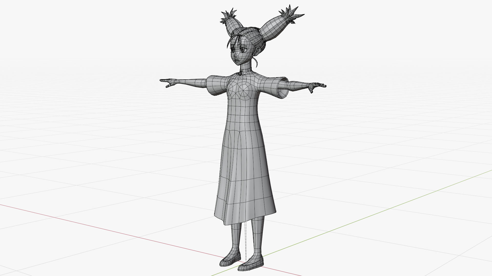 Momo - Jujutsu Kaisen Low-poly 3D model_6