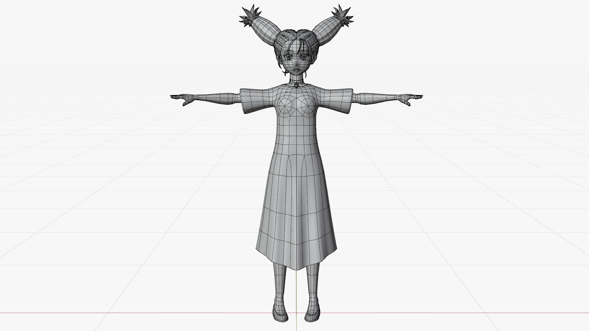 Momo - Jujutsu Kaisen Low-poly 3D model_3