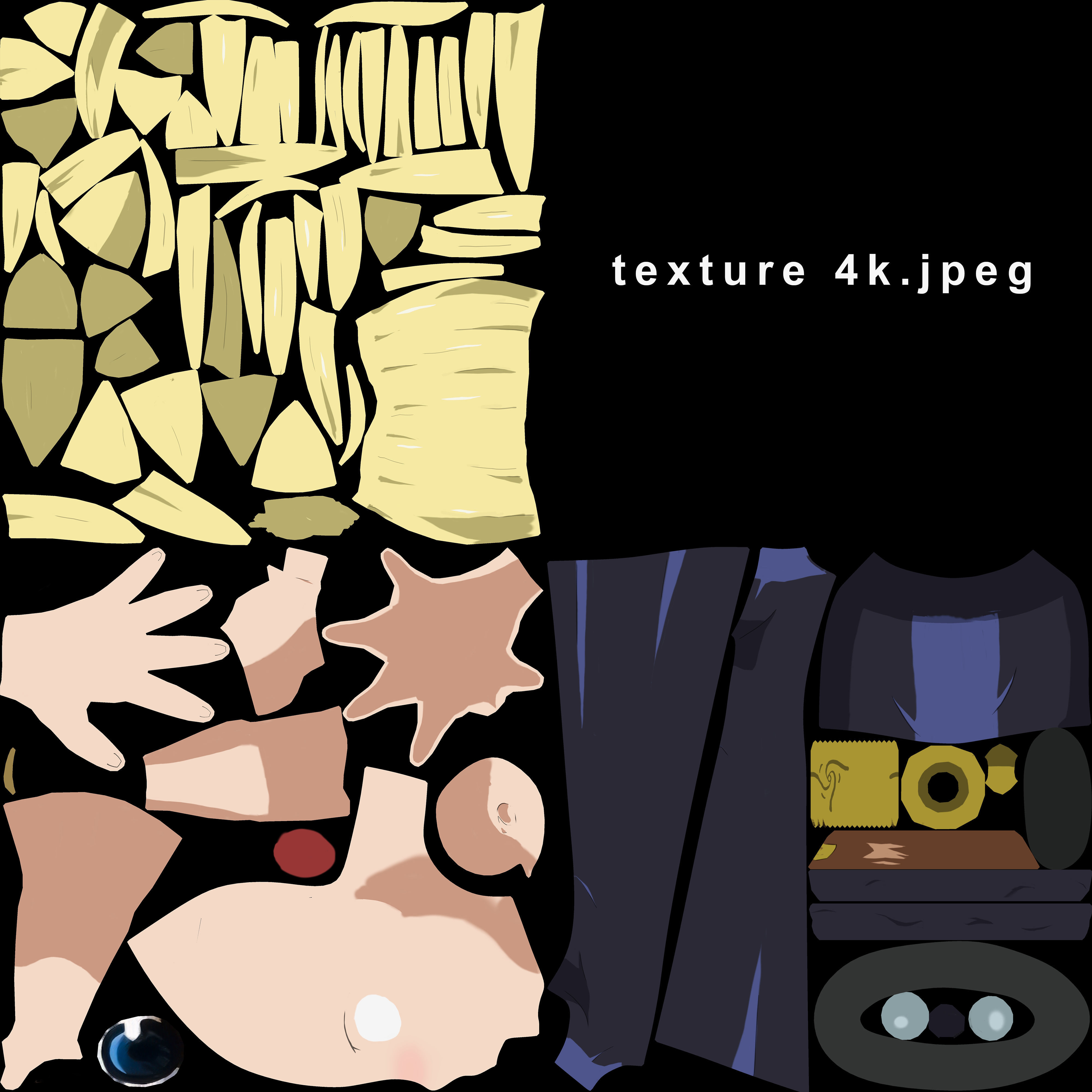 Momo - Jujutsu Kaisen Low-poly 3D model_17