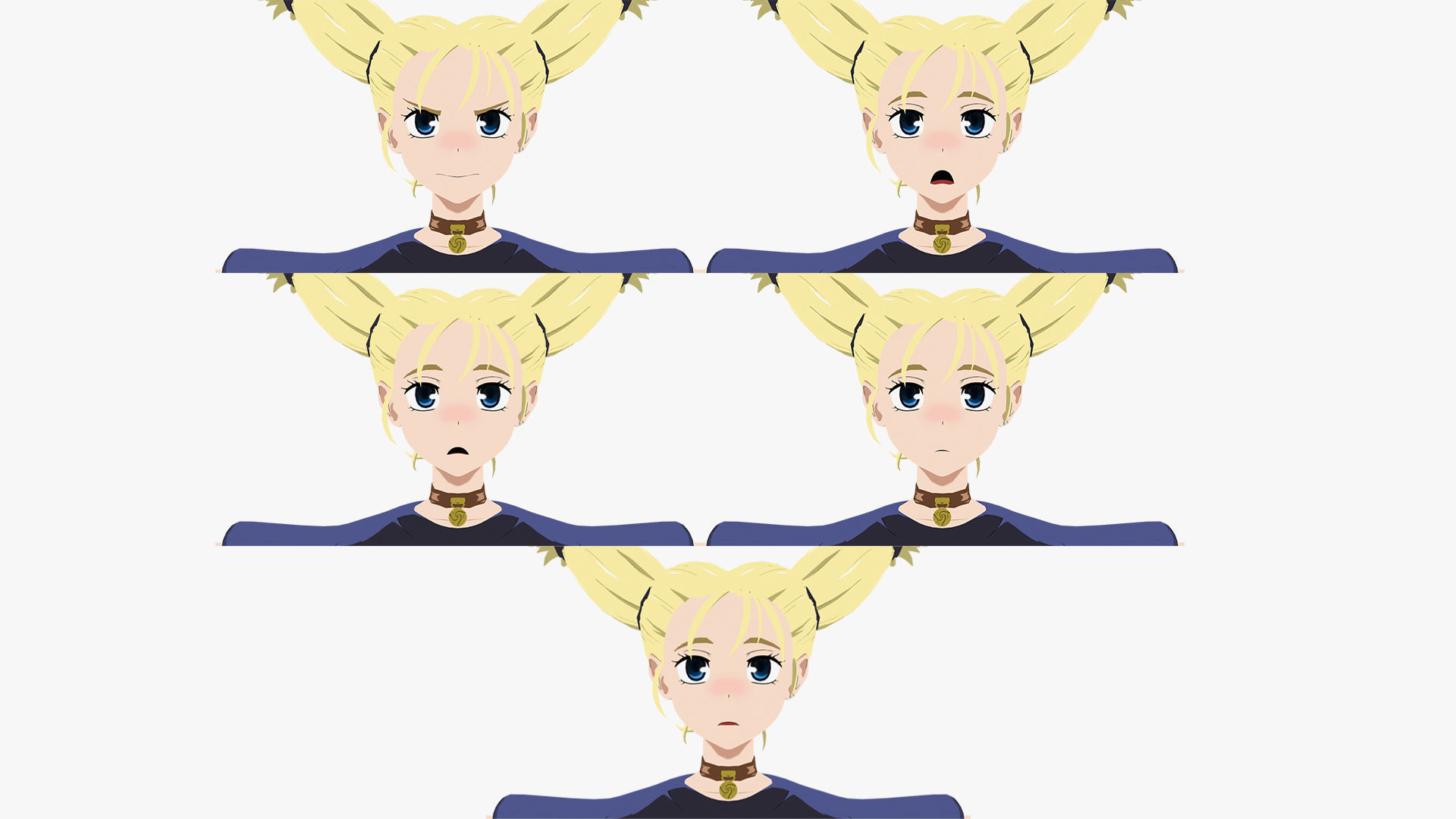 Momo - Jujutsu Kaisen Low-poly 3D model_13