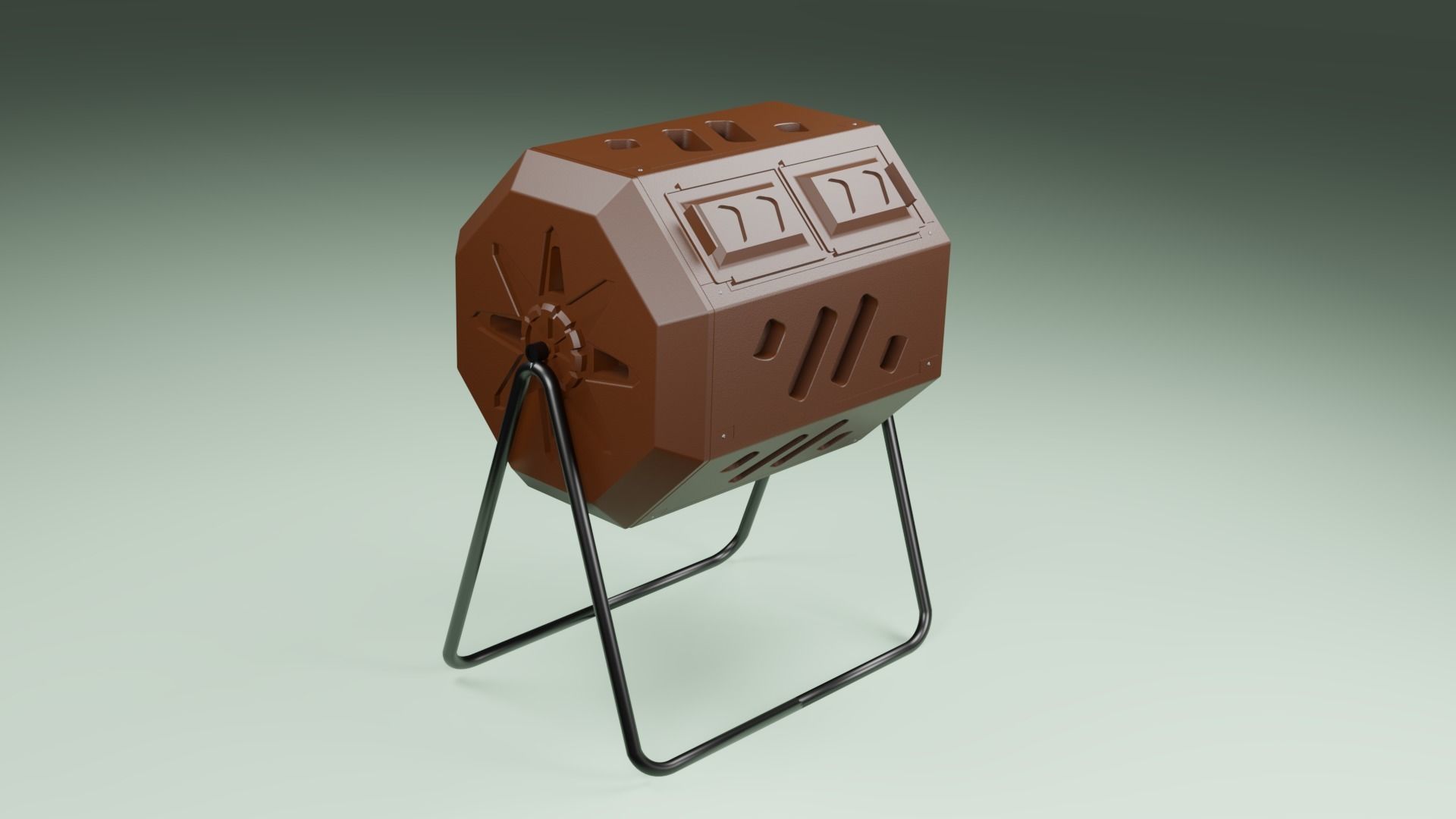 Tumbler Composter 3D model_1