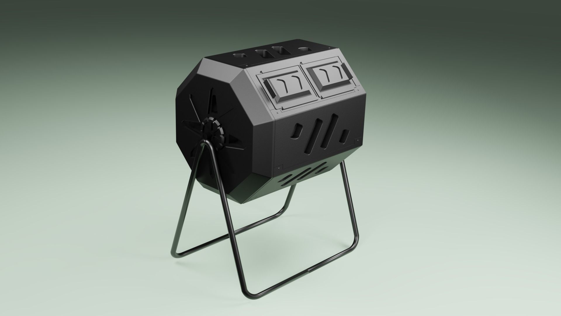 Tumbler Composter 3D model_3