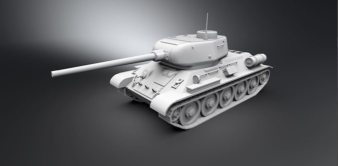 T34 Scale Model 3D print model