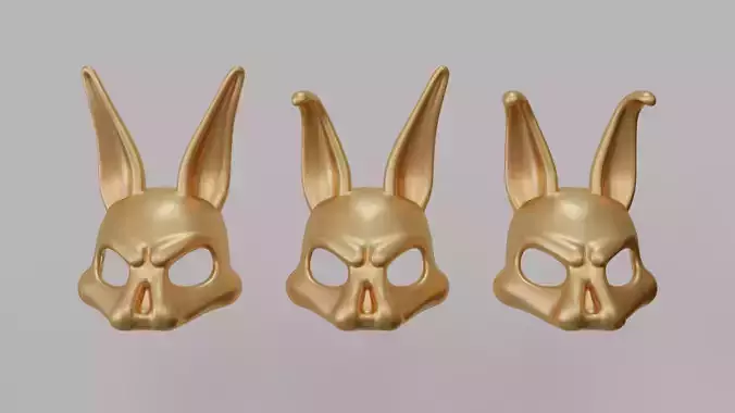 Bunny Mask 3D print model