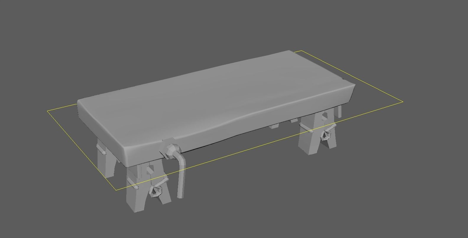 Work table 3D model_1