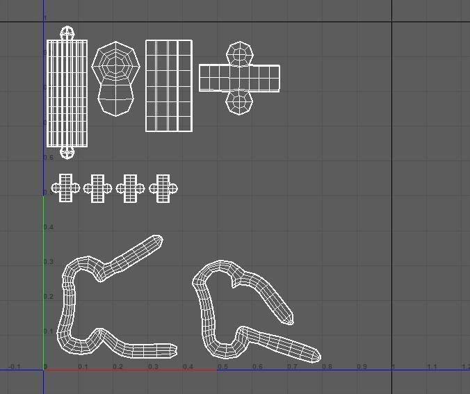 Work table 3D model_3