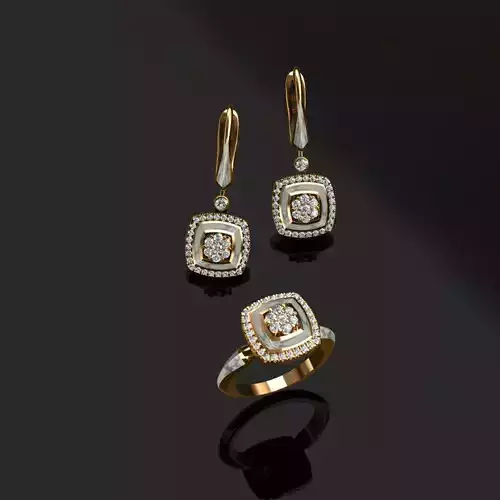 Ring and Earrings 