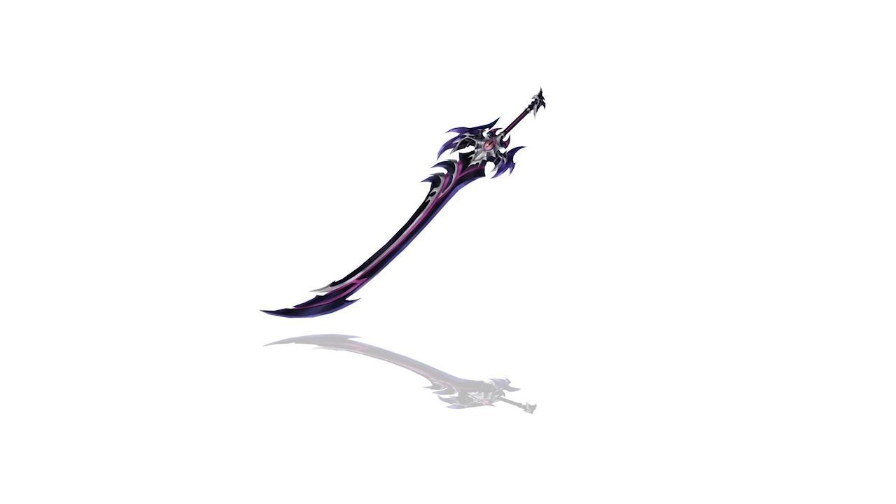 Succubus Katana Low-poly 3D model_2