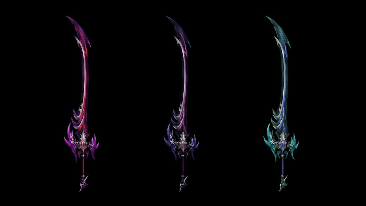 Succubus Katana Low-poly 3D model_1