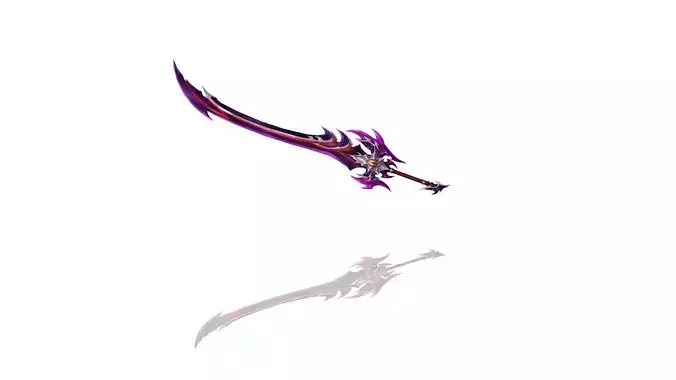 Succubus Katana Low-poly 3D model Succubus Katana Low-poly 3D model