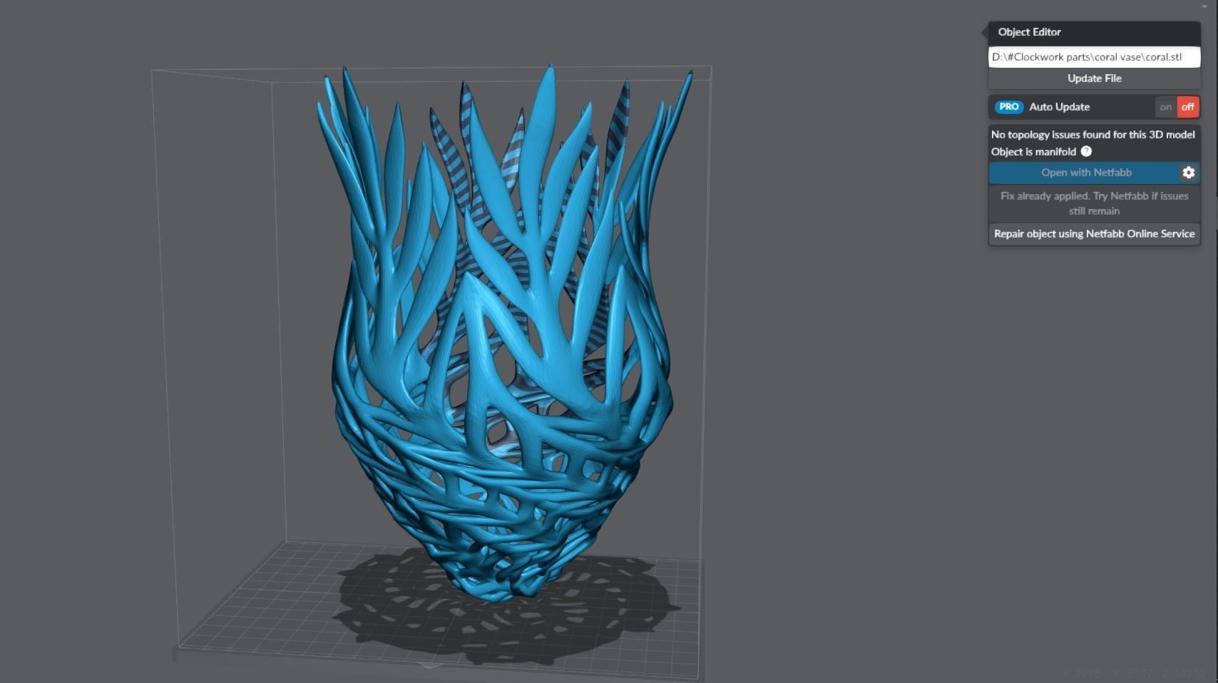 Coral Vase Printable 3D print model_2