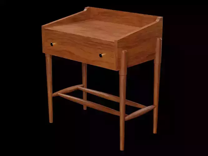 Tretiak-Morrow-nightstand bedside table with two drawers