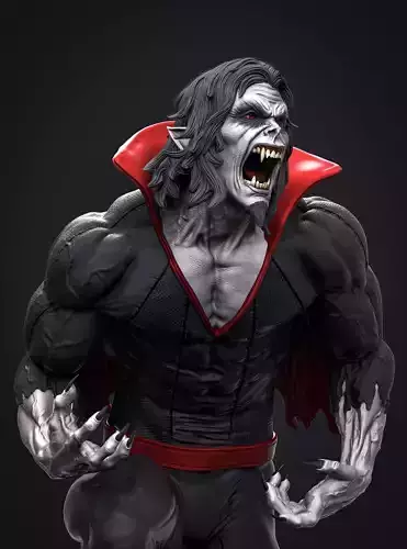 Morbius Statue 3D print model