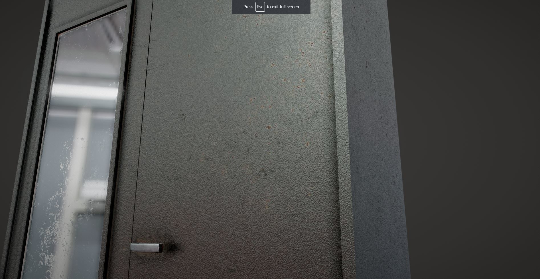 Almirah locker Low-poly 3D model_2