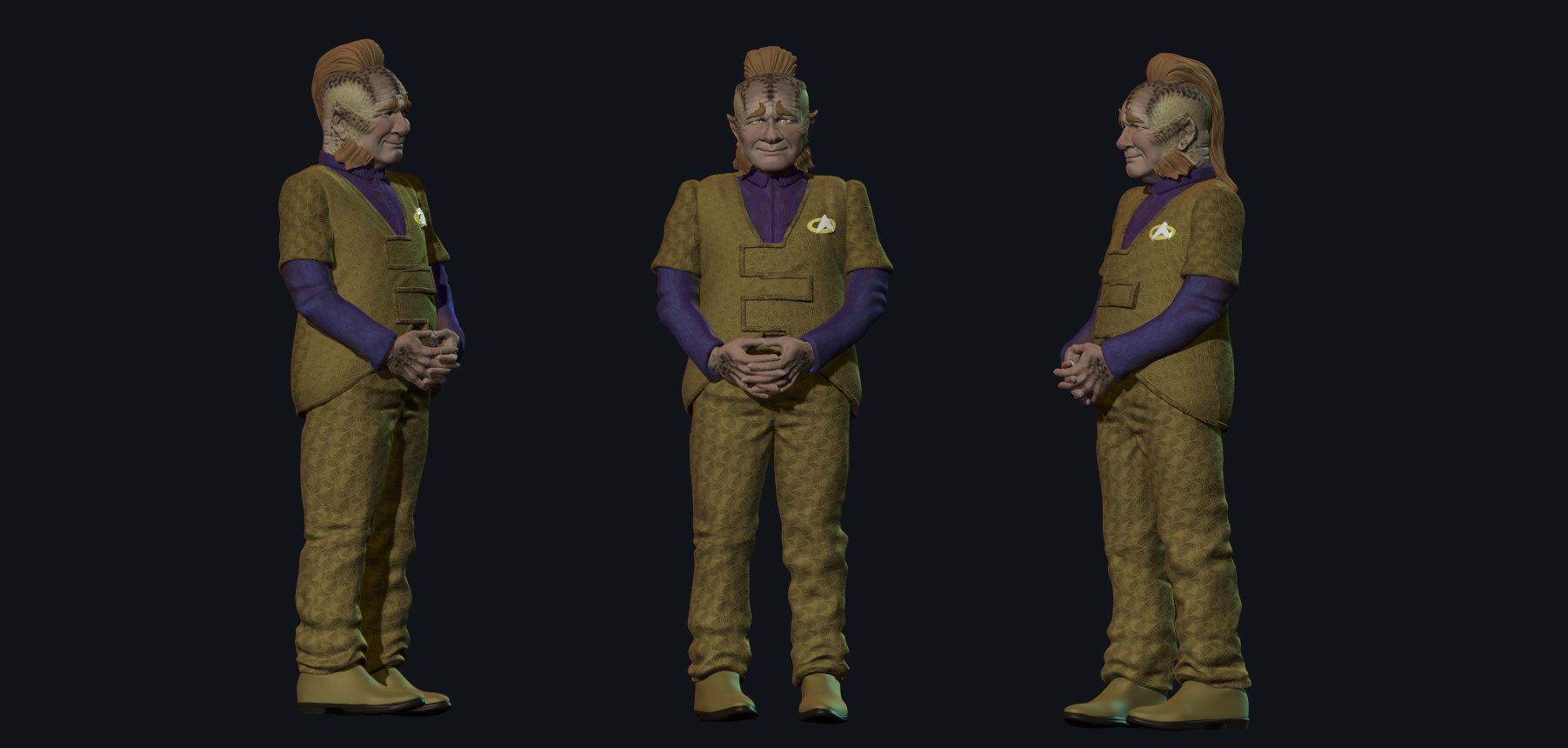Neelix Star Trek 3D print model_1