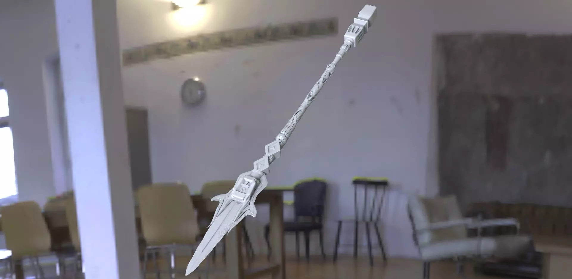 Legendary spear 3D model_0