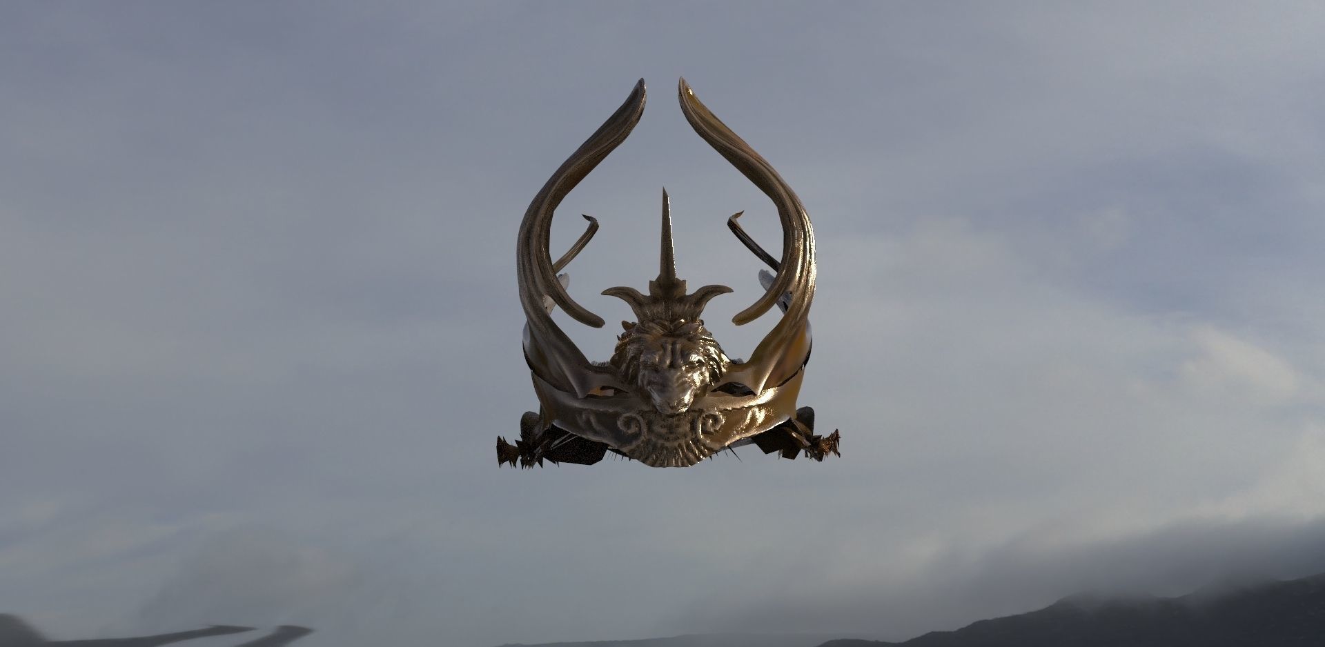 Kings Lion Crown 3D model_1