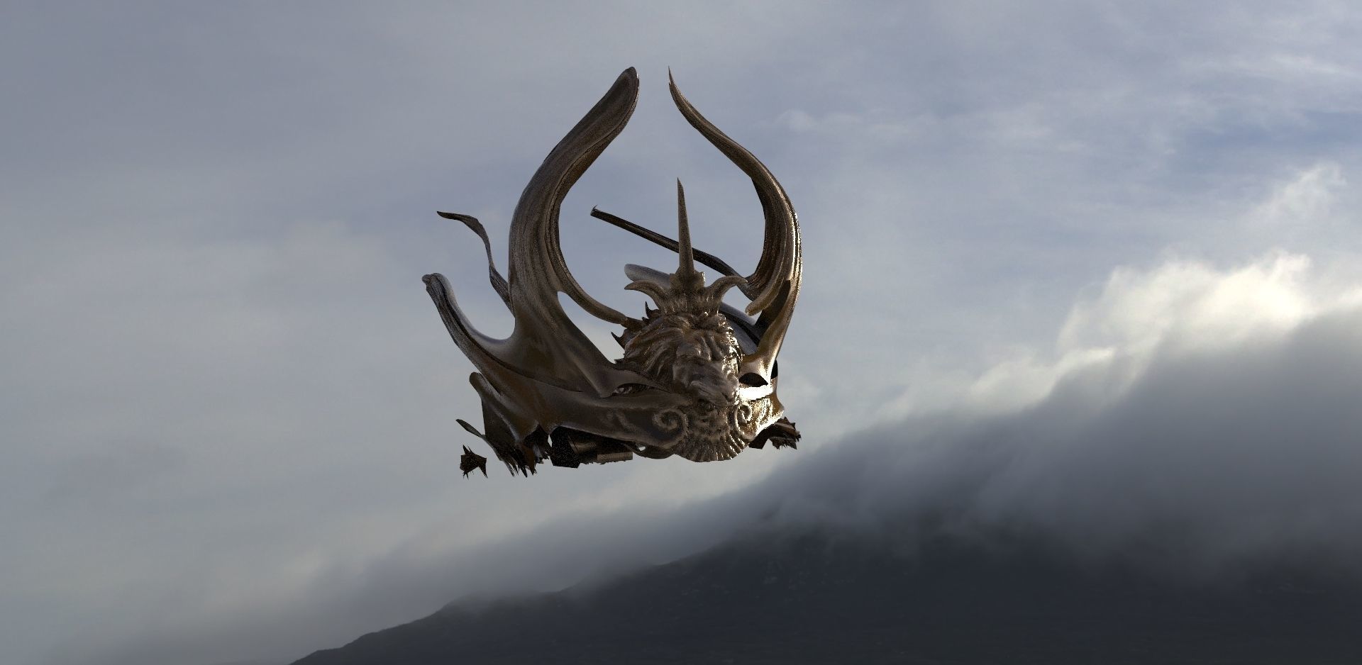 Kings Lion Crown 3D model_2