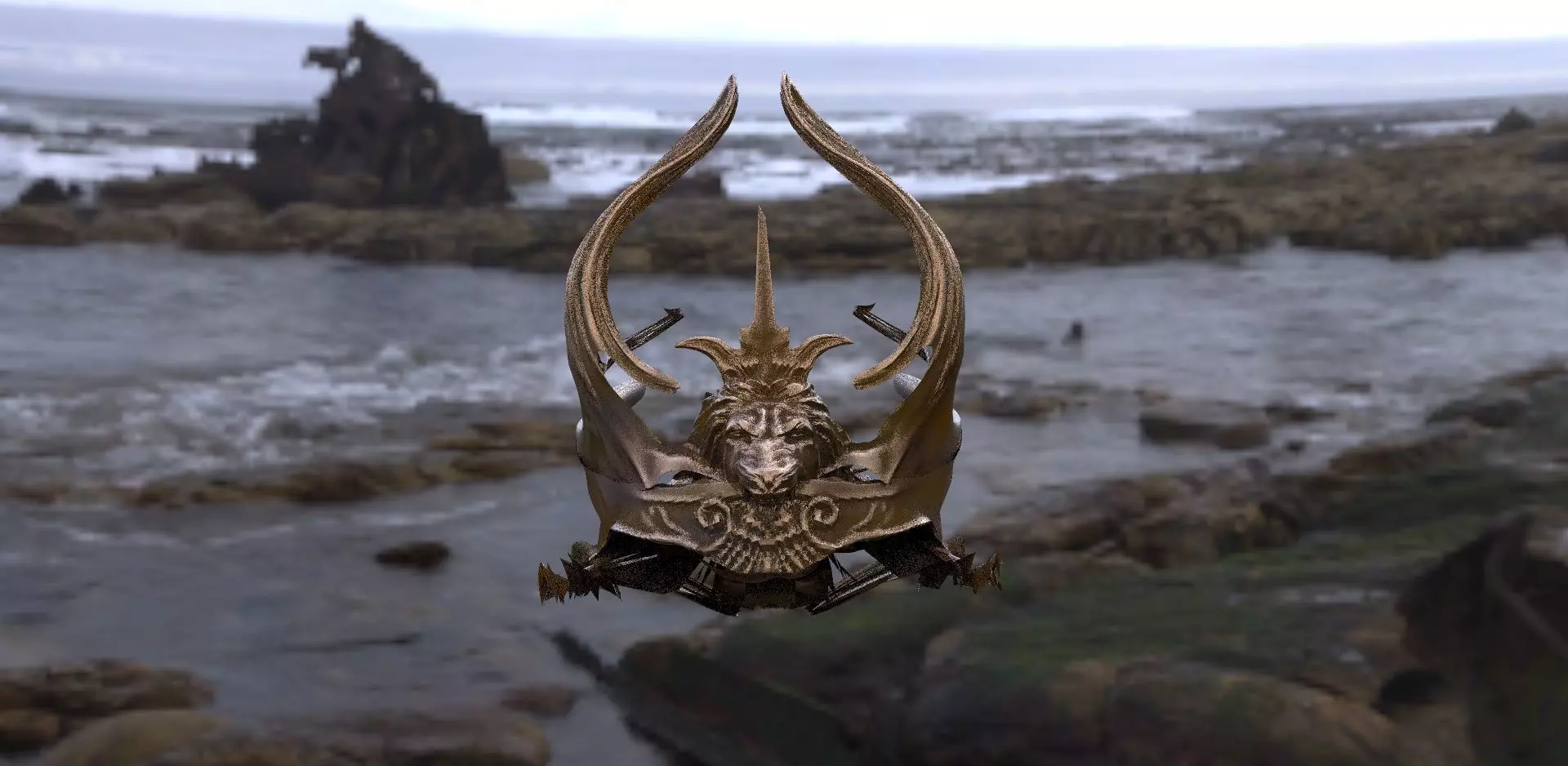 Kings Lion Crown 3D model_0