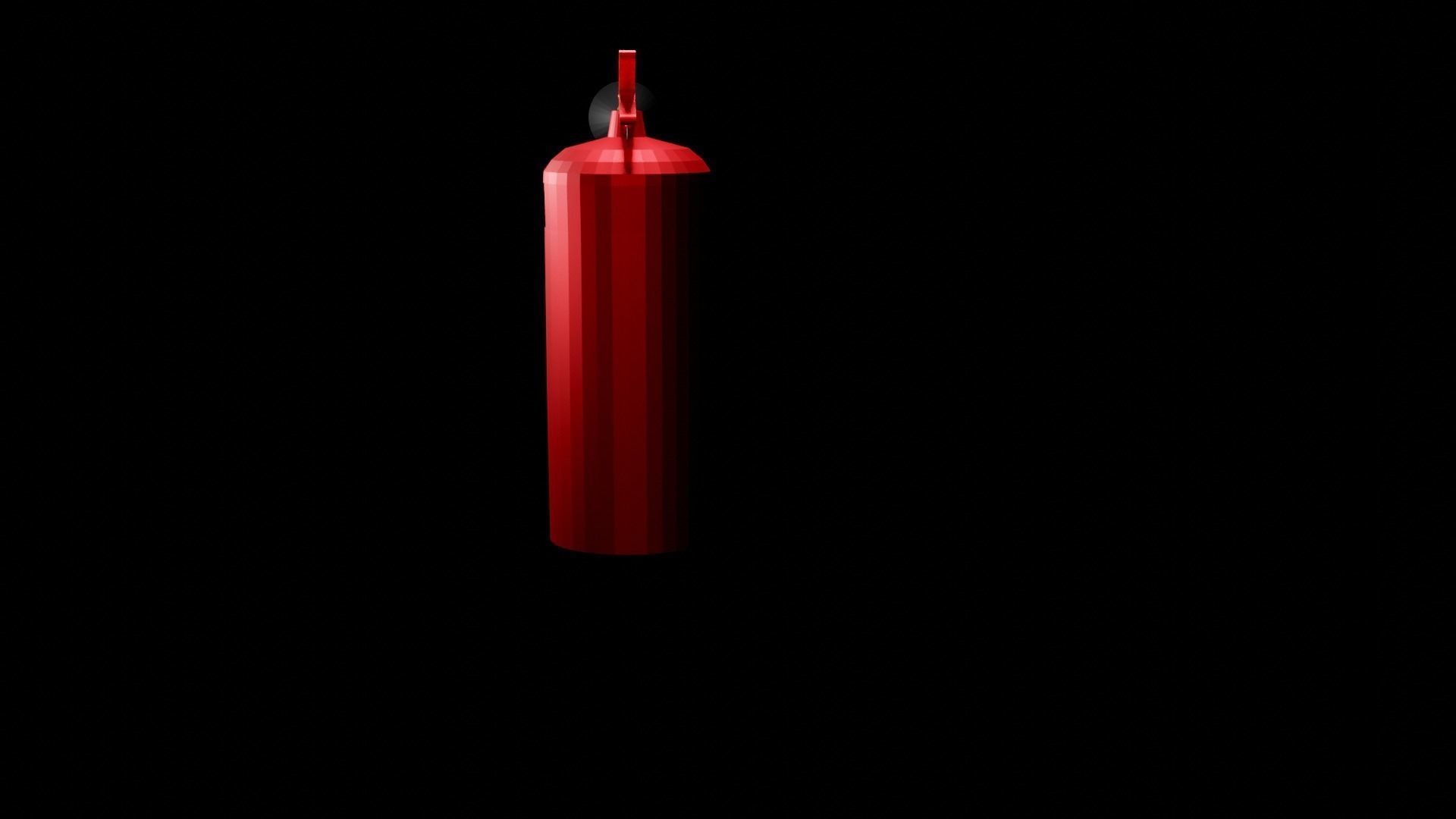 Fire extinguisher  3D print model_2