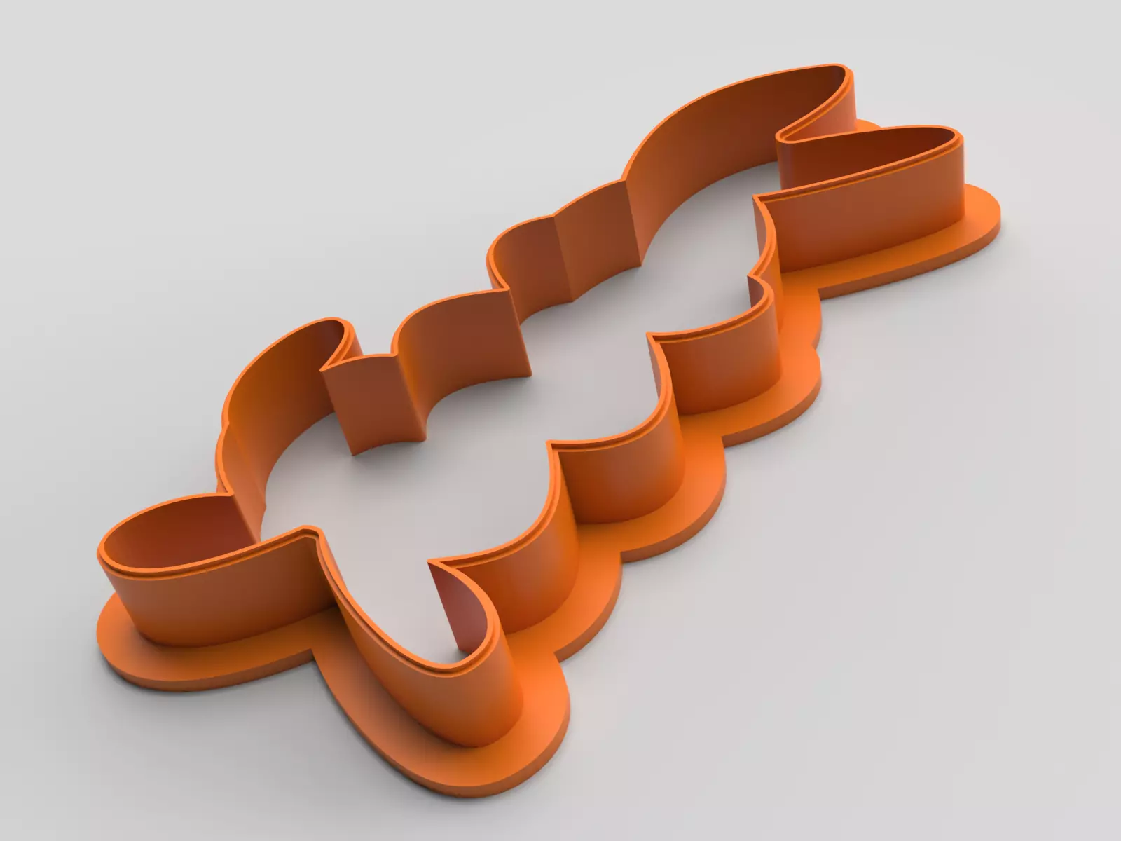 Cookie cutter - Rabbit 3 3D print model_0