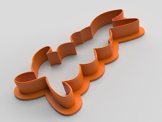 Cookie cutter - Rabbit 3 3D print model