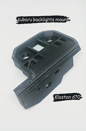 Subaru Legacy outback headlight mount 3D print model